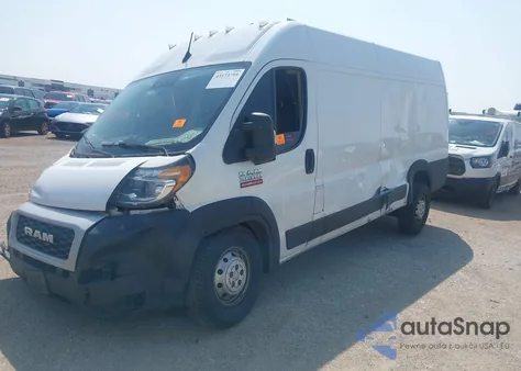 2022 Ram Promaster 3500 Cargo Van High Roof 159 Wb Ext from USA, damaged, VIN 3C6MRVJG4NE120745
